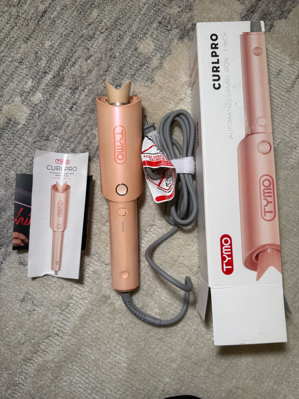 Tymo CurlPro Automatic Curling Iron - Rose Gold - Picture 3 of 5